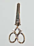 Click/tap for more details of Scissors (beads and treasures) by Birdhouse Enterprise