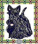Click for more details of Scottie Dog (cross stitch) by Anne Peden