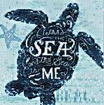 Click/tap for more details of Sea Turtle (cross stitch) by Dimensions