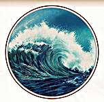 Click/tap for more details of Sea Wave (cross stitch) by Oven Company
