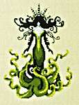 Click/tap for more details of Sea Witch (cross stitch) by Nora Corbett