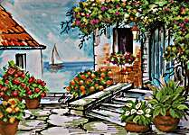 Click for more details of Seaside Paradise (no-count cross stitch) by Needleart World