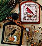Click/tap for more details of Season's Blessings (cross stitch) by Lila's Studio