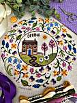 Click/tap for more details of Seasonal Circle Collection - Spring (cross stitch) by Little Dove Designs