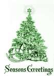 Click for more details of Seasons Greetings Tree (stamps) by Deep Red