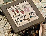 Click/tap for more details of Seeds Of Love (cross stitch) by Heartstring Samplery