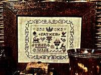 Click/tap for more details of Sentimental Samplers - Father (cross stitch) by Homespun Elegance