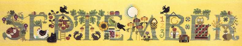 Click for more details of September (cross stitch) by The Cross-Eyed Cricket