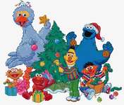 Click for more details of Sesame Street Christmas (cross stitch) by Thea Gouverneur