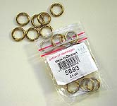 Click for more details of Set of 24 Brass Rings (miscellaneous) by Permin of Copenhagen