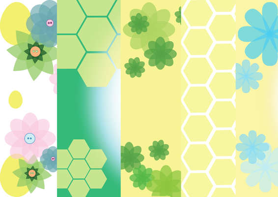 Click for more details of Set of 5 Digital Papers - Spring Flowers (digital downloads) by Julie Lynes