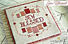 Click for more details of Sew Blessed (cross stitch) by October House