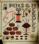 Click for more details of Sew Together Number 2 Pins and Needles (cross stitch) by Jeannette Douglas