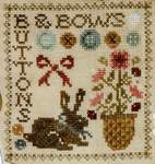 Click for more details of Sew Together Number 5 Buttons & Bows (cross stitch) by Jeannette Douglas