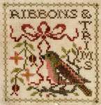 Click for more details of Sew Together Number 6 Ribbons & Trims (cross stitch) by Jeannette Douglas