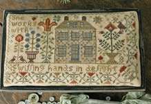 Click/tap for more details of Sewing Club (cross stitch) by Blackbird Designs