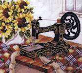 Click/tap for more details of Sewing Room (cross stitch) by Stoney Creek