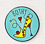Click/tap for more details of Sewing Shoe Needle Minder (needle minders) by Bothy Threads