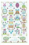Click for more details of Shabby Easter Calendar (cross stitch) by Cuore e Batticuore