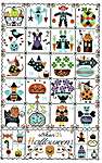 Click for more details of Shabby Halloween Calender (cross stitch) by Cuore e Batticuore