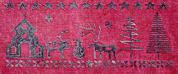 Click/tap for more details of Shades Of Christmas (cross stitch) by Thistles