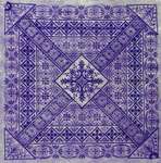 Click/tap for more details of Shades of Indigo (cross stitch) by Northern Expressions Needlework