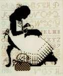 Click/tap for more details of Shadows (cross stitch) by The Cross-Eyed Cricket