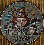 Click for more details of She Mad Hatter Dreams (cross stitch) by Barbara Ana Designs