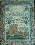 Click/tap for more details of ' Sheep May Safely Graze' Alice Smith 1841 (cross stitch) by Victorian Rose Needlearts