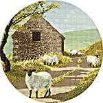 Click for more details of Sheep Track (cross stitch) by John Clayton