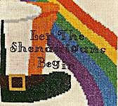 Click/tap for more details of Shenanigans (cross stitch) by Barefoot Needleart