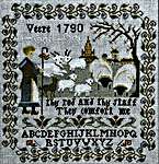 Click for more details of Shepherd Of Veere 1790 (cross stitch) by Twin Peak Primitives