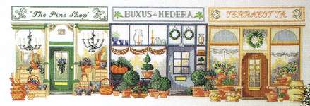 Click for more details of Shopping Centre (cross stitch) by Permin of Copenhagen