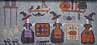 Click for more details of Show & Tell At The Witches Retreat (cross stitch) by Thistles