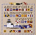 Click for more details of Signals & Sails (cross stitch) by Ginger & Spice