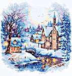 Click/tap for more details of Silent Night (cross stitch) by Magic Needle