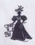 Silhouette Lady 1890