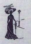 Click for more details of Silhouette Lady 1908 (cross stitch) by Oehlenschlagers