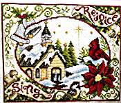 Click for more details of Silver Bells Christmas (cross stitch) by Stoney Creek