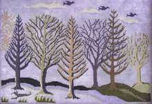 Click/tap for more details of Silver Landscape (cross stitch) by Carriage House Samplings