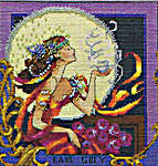 Click for more details of Silver Moon Tea (cross stitch) by Mirabilia Designs