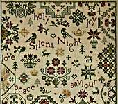 Click/tap for more details of Simple Gifts - Silent Night (cross stitch) by Praiseworthy Stitches