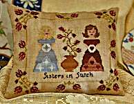 Click/tap for more details of Sisters In Stitch (cross stitch) by MTV Cross Stitch Designs