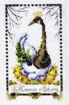 Click for more details of Six Geese a Laying (cross stitch) by Nora Corbett