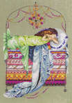 Click/tap for more details of Sleeping Princess (cross stitch) by Mirabilia Designs