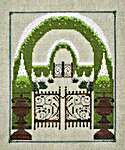 Click/tap for more details of Sleeping Snow Garden (cross stitch) by Nora Corbett