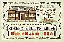 Click for more details of Sleepy Hollow Lodge (cross stitch) by Little House Needleworks