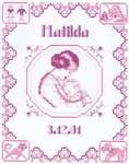 Click for more details of Sleepyhead's Birth Sampler - Pink (cross stitch) by Classic Embroidery