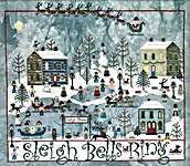 Click/tap for more details of Sleigh Ride (cross stitch) by Praiseworthy Stitches