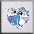 Click/tap for more details of Small Crystal Heart Treasure (beads and treasures) by Mill Hill